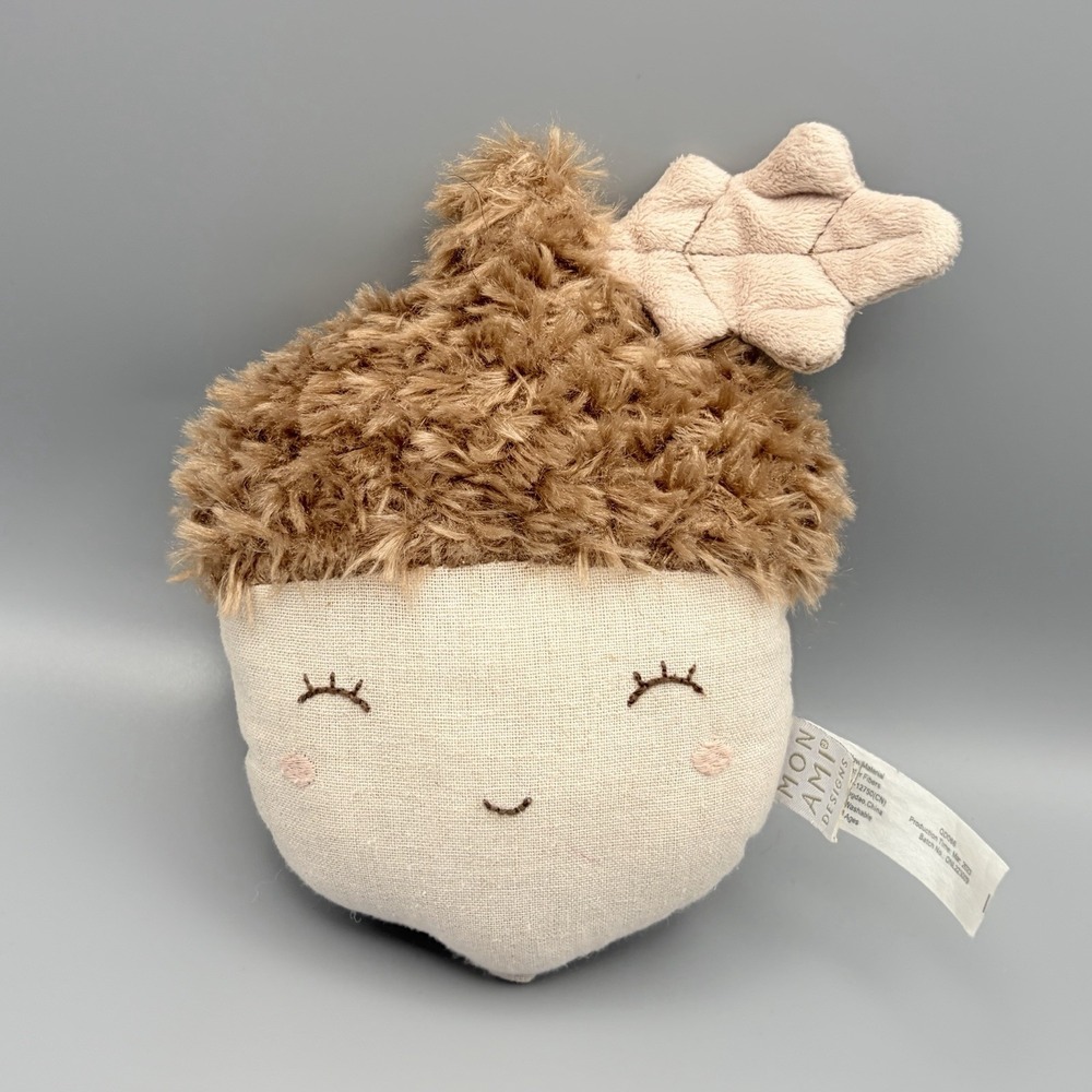 Mon Ami Designs Acorn Mini Pillow 7.5" Baby Stuffed Toy